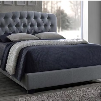 Gray Upholstery King bed (5274-K-HB)